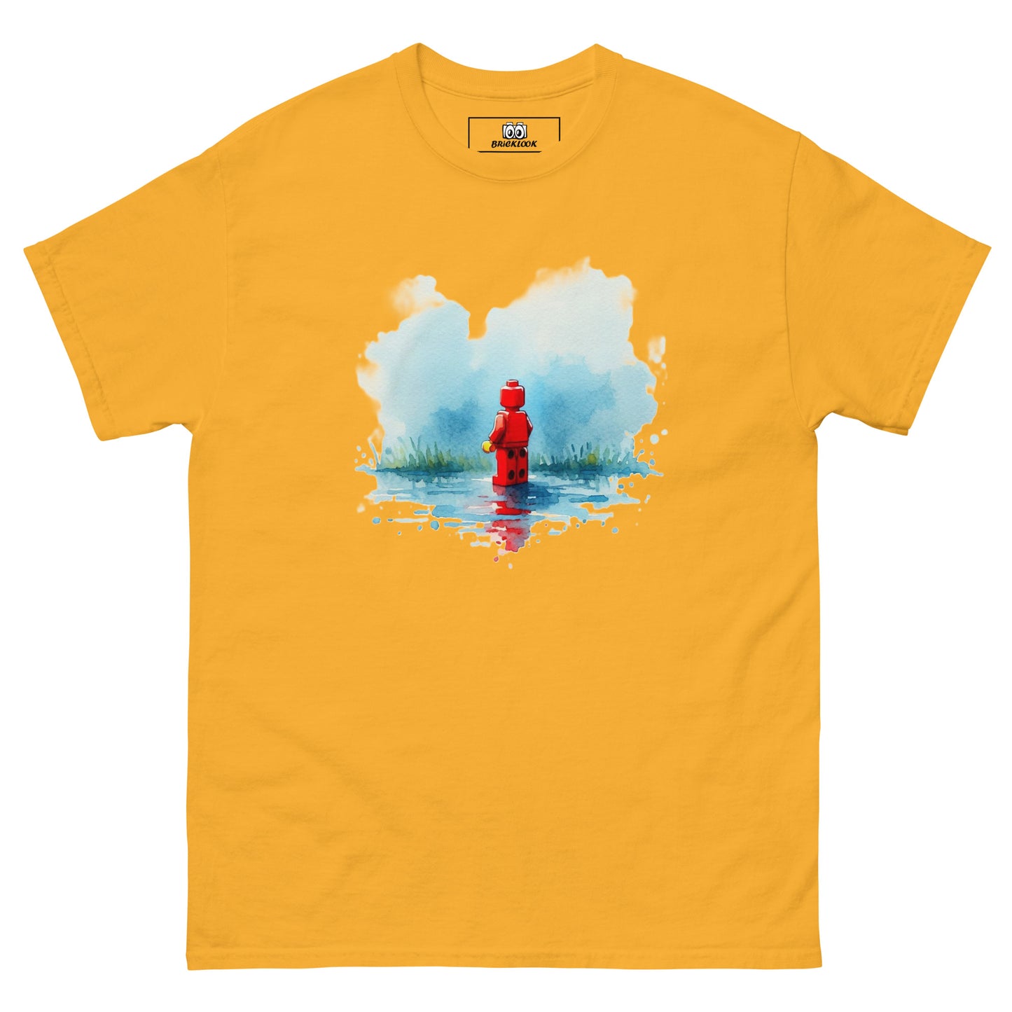 Watercolour Minifig Lego tee