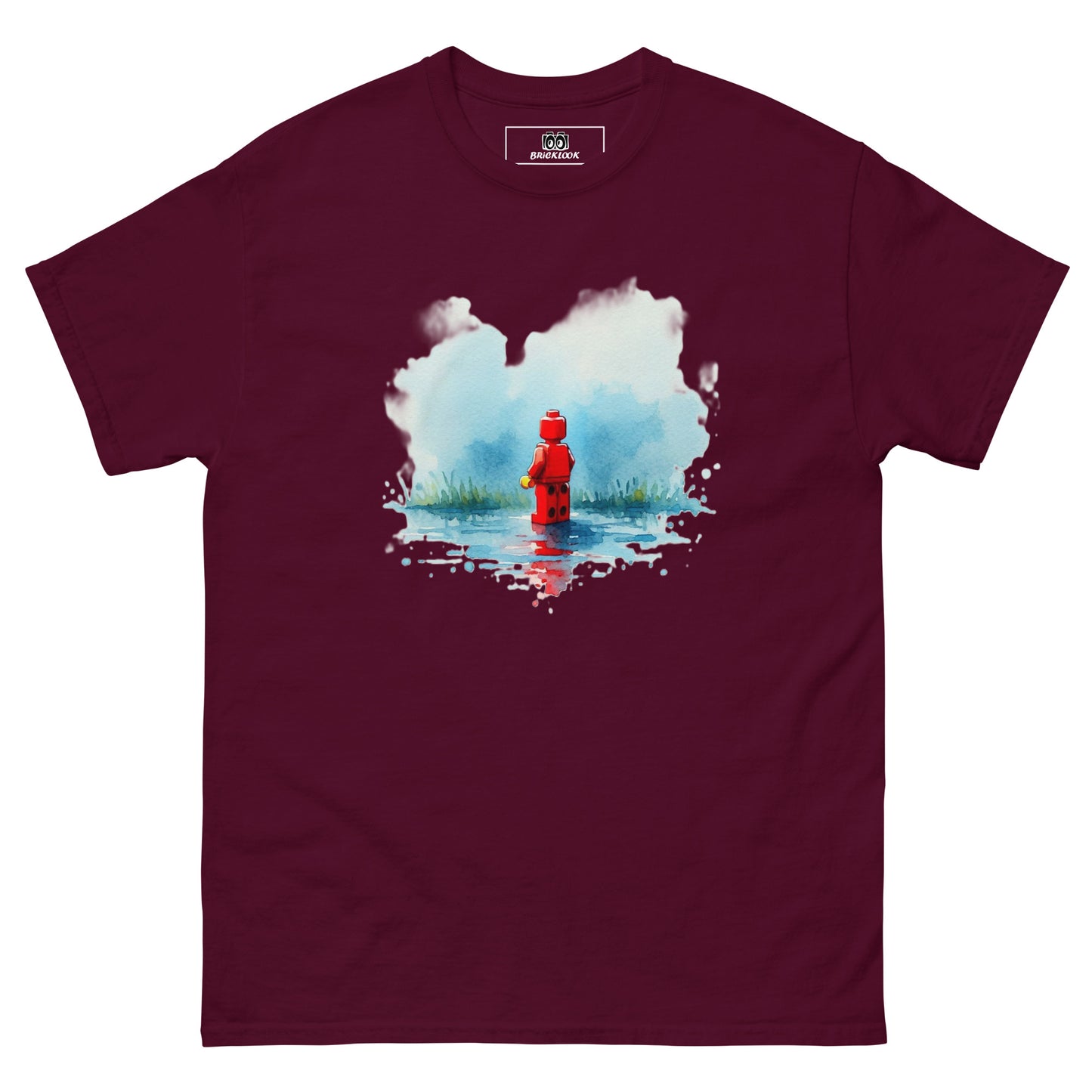 Watercolour Minifig Lego tee