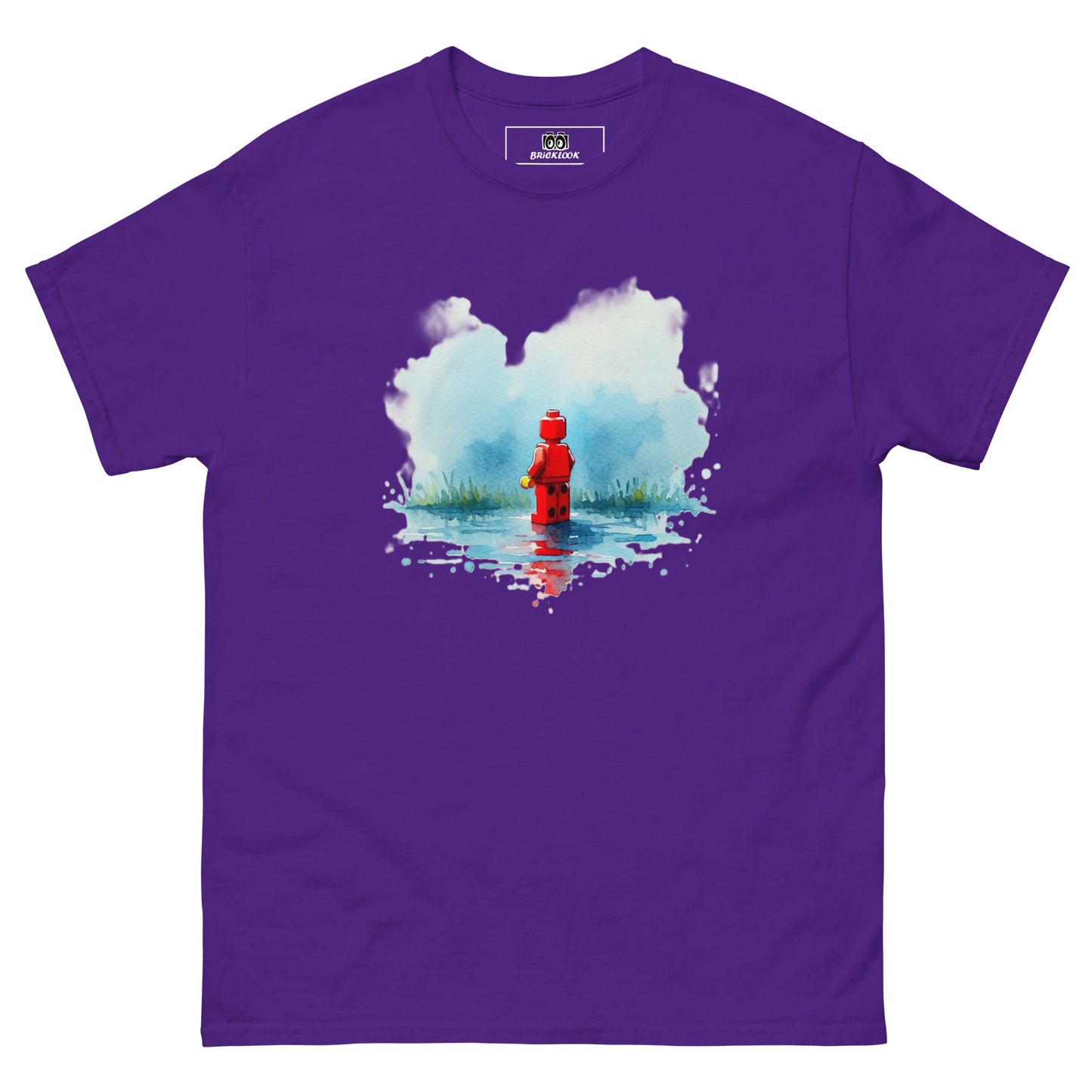 Watercolour Minifig Lego tee
