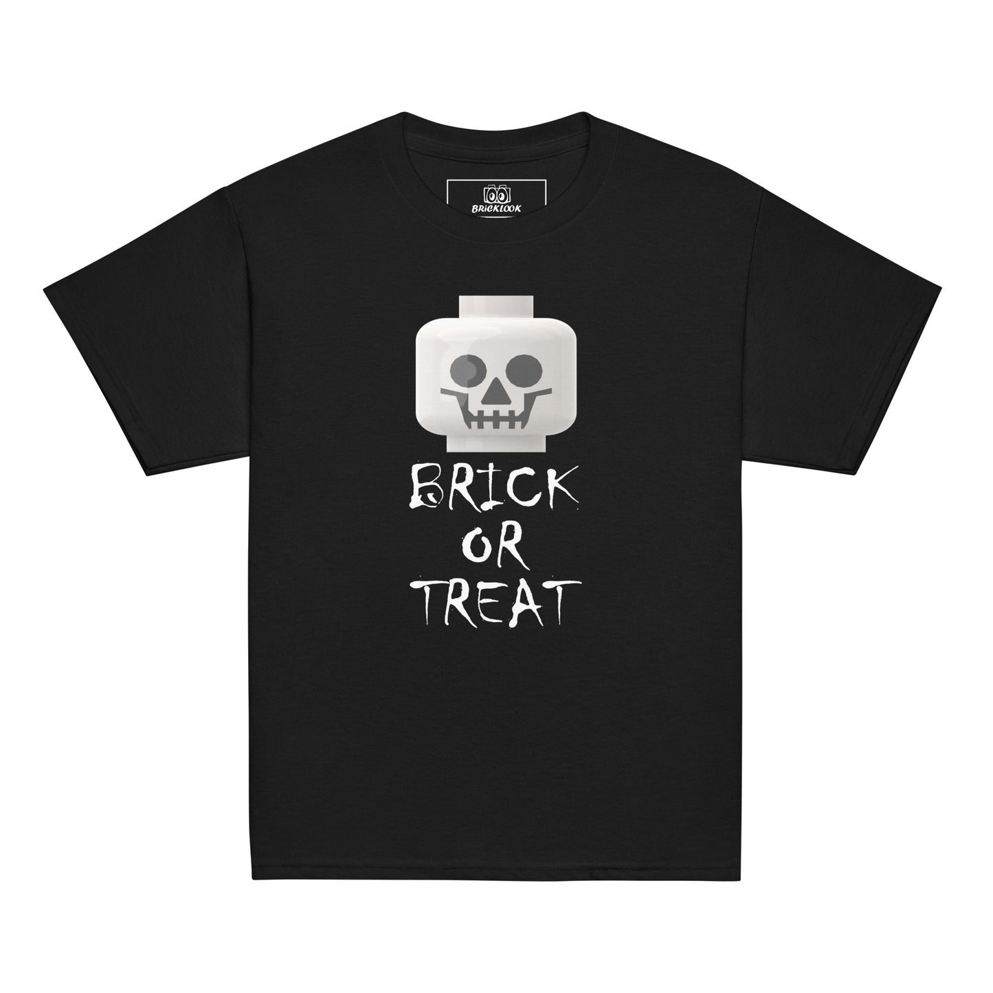 Kids Brick or Treat Skull tee