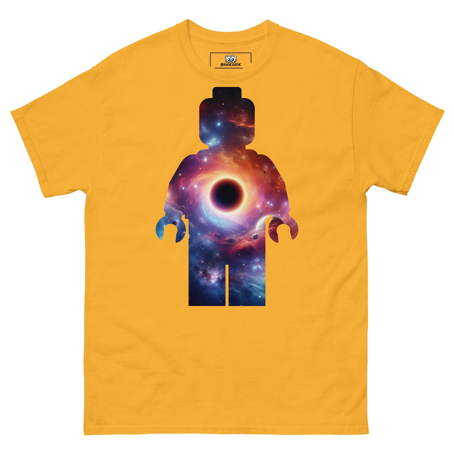 Black Hole Minifig tee