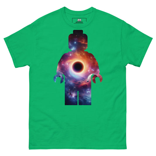 Black Hole Minifig tee