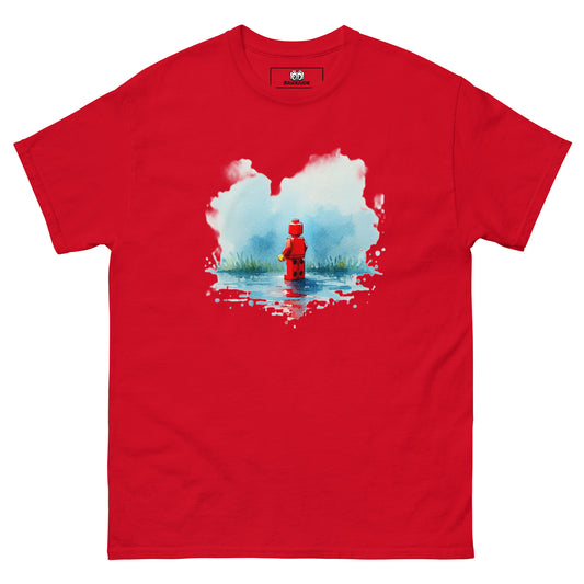 Watercolour Minifig Lego tee