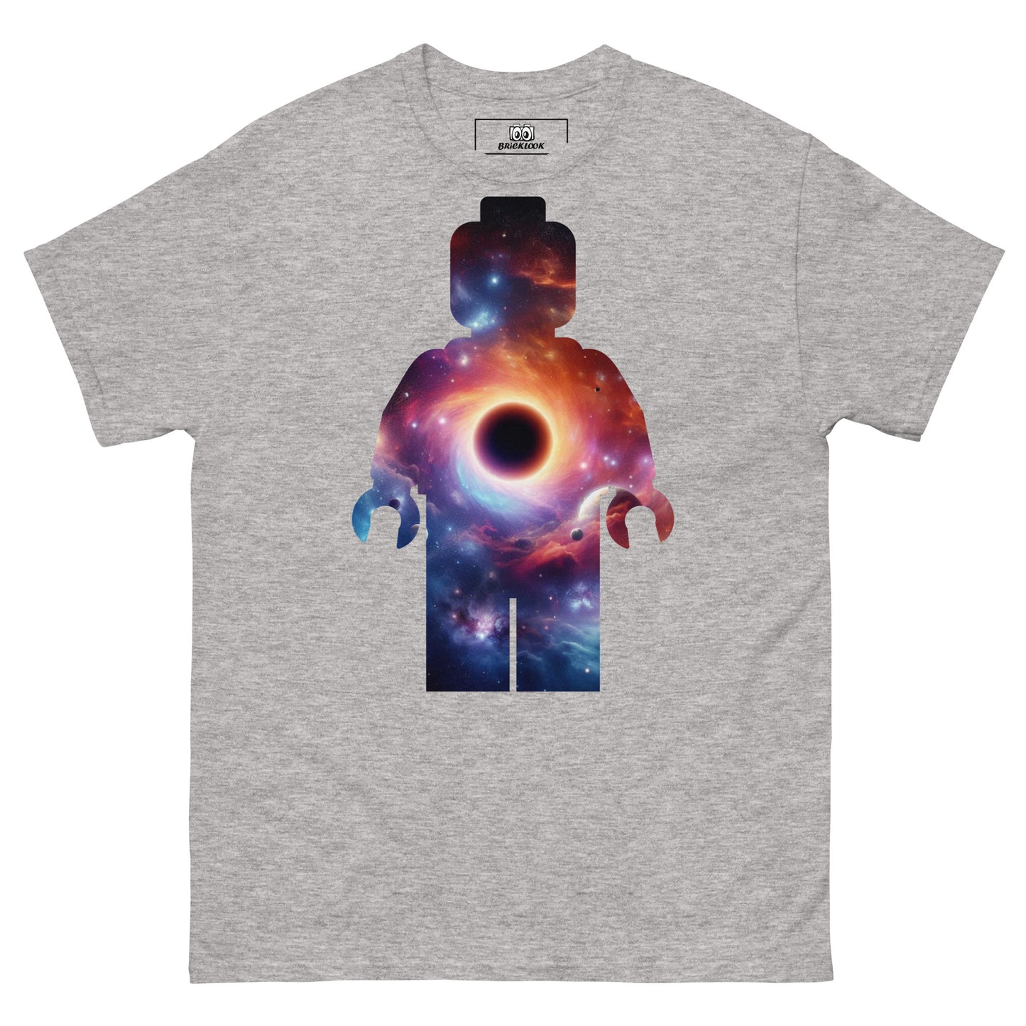 Black Hole Minifig tee